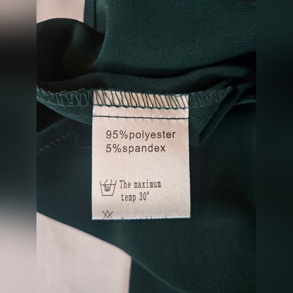 NWT Jouica Womens Green Short Sleeve Adjustable Strap Blouse Size Small - Picture 7 of 13